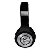 CREATIVE MARKETING, INC. Morpheus 360® HP5500B SERENITY Stereo Wireless Headphones with Microphone, 3 ft Cord, Black/Silver
