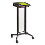 SAFCO PRODUCTS 8912BL Impromptu Lectern, 26.5 x 18.75 x 46.5, Black