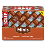 CLIF BAR & COMPANY CCC36412 Energy Bar, Mini Crunchy Peanut Butter, 0.99 oz Bar, 20/Box