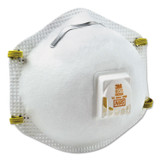 3M/COMMERCIAL TAPE DIV. 8511 Particulate Respirator w/Cool Flow Exhalation Valve, Standard Size, 10/Box