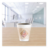 DART 12X16GPK Cafe G Foam Hot/Cold Cups, 12 oz, Brown/Red/White, 20/Pack