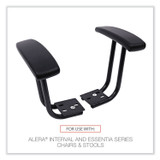 ALERA IN49AKB10B Optional Fixed Height T-Arms for Alera Essentia and Interval Series Chairs, Black, 2/Set