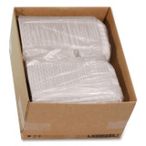 PACTIV EVERGREEN CORPORATION YCN80901 EarthChoice SmartLock Microwavable MFPP Hinged Lid Container, 9 x 9 x 3.1, White, Plastic, 120/Carton