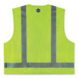 TENACIOUS HOLDINGS, INC. ergodyne® 24508 GloWear 8249Z-S Single Size Class 2 Economy Surveyors Zipper Vest, Polyester, 4X-Large, Lime