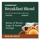 STARBUCKS COFFEE COMPANY 011111157CT Breakfast Blend Coffee K-Cups, 96/Carton