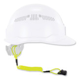 TENACIOUS HOLDINGS, INC. ergodyne® 19159 Squids 3158 Coiled Lanyard with Clamp, 2 lb Max Working Capacity, 12" to 48" Long, Lime