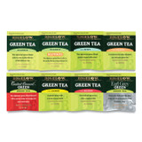 KEURIG DR PEPPER Bigelow® 30568 Green Tea Assortment, Individually Wrapped, Eight Flavors, 64 Tea Bags/Box