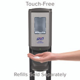 GO-JO INDUSTRIES PURELL® 7418DS CS8 Hand Sanitizer Floor Stand with Dispenser, 1,200 mL, 13.5 x 5 x 28.5, Graphite