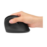 KENSINGTON 75501 Pro Fit Ergo Vertical Wireless Mouse, 2.4 GHz Frequency/65.62 ft Wireless Range, Right Hand Use, Black