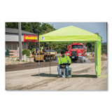 TENACIOUS HOLDINGS, INC. ergodyne® 12911 Shax 6010C Replacement Pop-Up Tent Canopy for 6010, 10 ft x 10 ft, Polyester, Lime