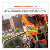 TENACIOUS HOLDINGS, INC. ergodyne® 19125 Squids 3405 Belt Clip Glove Clip Holder, 1 x 1 x 6, Acetal Copolymer, Granite