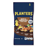 KRAFT FOODS, INC Planters® 00027 Trail Mix, Nut and Chocolate, 2 oz Bag, 72/Carton