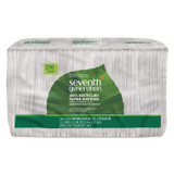SEVENTH GENERATION 13713PK 100% Recycled Napkins, 1-Ply, 11.5 x 12.5, White, 250/Pack