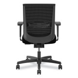 HON COMPANY CMY1ACU10 Convergence Mid-Back Task Chair, Swivel-Tilt, Supports 275 lb, 16.5" to 21" Seat Height, Black Seat, Black Back, BlackFrame