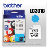 BROTHER INTL. CORP. LC201C LC201C Innobella Ink, 260 Page-Yield, Cyan