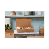 PACTIV EVERGREEN CORPORATION NOB02KECTE EarthChoice Tamper Evident OneBox Paper Box, 9 x 4.85 x 2, Brown, 100/Carton