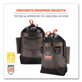 TENACIOUS HOLDINGS, INC. ergodyne® 13426 Arsenal 5926 Topped Bolt Bag Tool Pouch, Short, 5 x 10 x 9, Ballistic Polyester, Black/Gray