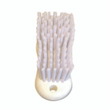 BOARDWALK FSCBWH Scrub Brush, White Polypropylene Bristles, 6" Brush, 6" Handle