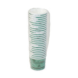 PACTIV EVERGREEN CORPORATION PHSC12ECDI EarthChoice Compostable Soup Cup, Medium, 12 oz, 3.63" Diameter x 3.63" h, Teal, Paper, 500/Carton