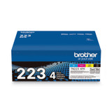 BROTHER INTL. CORP. TN2234PK TN2234PK Toner, 1,400/1,300 Page-Yield, Black/Cyan/Magenta/Yellow