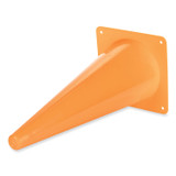 CHAMPION SPORT Sports TC18 High-Visibility Plastic Cones, 18" Tall, Florescent Orange, 8" x 8" Base