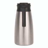 BUNN-O-MATIC VACPIT19 Thermal Vacuum Pitcher, 64 oz, Stainless Steel/Black
