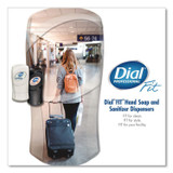 DIAL PROFESSIONAL 16652 FIT Universal Touch Free Dispenser, 1 L, 4 x 5.4 x 11.2, Ivory, 3/Carton