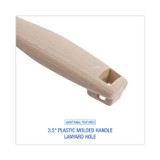 BOARDWALK 5208 Counter Brush, Black Tampico Bristles, 4.5" Brush, 3.5" Tan Plastic Handle