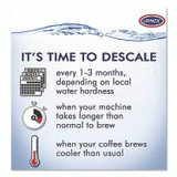 URNEX BRANDS UBI70255 Coffee and Espresso Machine Descaling Powder, 1 oz Packets, 3/Box