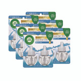 RECKITT BENCKISER Air Wick® 82291 Scented Oil Twin Refill, Fresh Linen, 0.67 oz, 2/Pack, 6/Carton