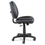 ALERA IN4819 Alera Interval Series Swivel/Tilt Task Chair, Bonded Leather Seat/Back, Up to 275 lb, 18.11" to 23.22" Seat Height, Black