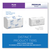 KIMBERLY-CLARK PROFESSIONAL Scott® 01960 Pro Scottfold Towels, 1-Ply, 7.8 x 12.4, White, 175 Towels/Pack, 25 Packs/Carton