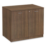 ALERA VA613622WA Alera Valencia Series Storage Cabinet, 34.3w x 22.78d x 29.5h, Modern Walnut