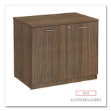 ALERA VA613622WA Alera Valencia Series Storage Cabinet, 34.3w x 22.78d x 29.5h, Modern Walnut