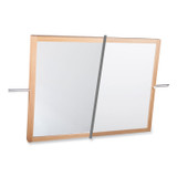 DIVERSIFIED WOODCRAFTS, INC. Spaces™ 4001K Optional Mirror/Markerboard for Mobile Tables, 27.75w x 1.5d x 20.75h, Mirror