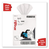 KIMBERLY-CLARK PROFESSIONAL WypAll® 05860 L40 Towels, Dry Up Towels, 19.5 x 42, White, 200 Towels/Roll