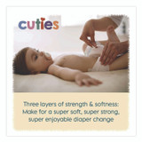 FIRST QUALITY PRODUCTS INC Cuties® CR16413 Premium Wipes, Unscented, White, 72 Wipes/Pack, 12 Packs/Carton