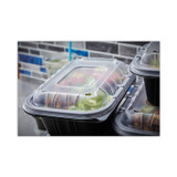 PACTIV EVERGREEN CORPORATION YCNB9X632000 EarthChoice Entree2Go Takeout Container, 32 oz, 8.66 x 5.75 x 2.72, Black, Plastic, 300/Carton
