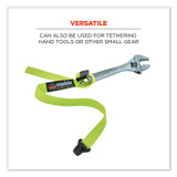 TENACIOUS HOLDINGS, INC. ergodyne® 19155 Squids 3155 Elastic Lanyard with Clamp, 2 lb Max Working Capacity, 18" to 48" Long, Lime