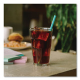 WINCUP CORPORATION phade™ 511178 Marine Biodegradable Straws, 7.75", PHA, Ocean Blue, Wrapped, 375/Box, 10 Boxes/Carton