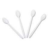 AMERCAREROYAL P2303W Polypropylene Cutlery, Soda Spoon, Plastic, 7.87", White, 1,000/Carton
