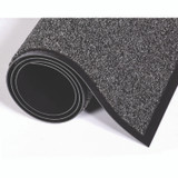 CROWN MATS & MATTING CS-0046GY Cross-Over Indoor/Outdoor Wiper/Scraper Mat, Olefin/Poly, 48 x 72, Gray