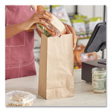 ROSS & WALLACE PAPER PRODUCTS, INC. GX3-500 Grocery Paper Bags, 3# Size, Extra-Heavy-Duty, 50# Basis Weight, 4.74" x 2.91" x 8.66", Kraft, 500/Bundle