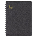 AT-A-GLANCE 80-155-05 Undated Teacher's Planner, Weekly, 9 Classes, Black Cover, 10.88 x 8.25 Sheets, 12-Month (July to June)