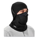 TENACIOUS HOLDINGS, INC. ergodyne® 16827 N-Ferno 6827 2-Piece Fleece Neoprene Balaclava Face Mask, One Size Fits Most, Black