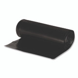 WEBSTER INDUSTRIES Earthsense® Commercial RNW4050 Linear Low Density Recycled Can Liners, 33 Gallon, 1.25 mil, 33" x 39", Black, 10 Bags/Roll, 10 Rolls/Carton