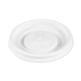 DART SOLO® VL34R0007 Polystyrene Vented Hot Cup Lids, Fits 4 oz Hot Cups, Plastic, White, 100/Pack, 10 Packs/Carton