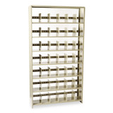 TENNSCO 128848PCSD Snap-Together Steel Seven-Shelf Closed Starter Set, 48w x 12d x 88h, Sand