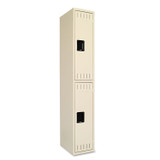 TENNSCO DTS121836ASD Double Tier Locker, Single Stack, 12w x 18d x 72h, Sand