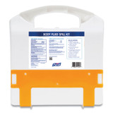 GO-JO INDUSTRIES PURELL® 384101CLMS Body Fluid Spill Kit, 4.5" x 11.88" x 11.5", One Clamshell Case with 2 Single Use Refills/Carton